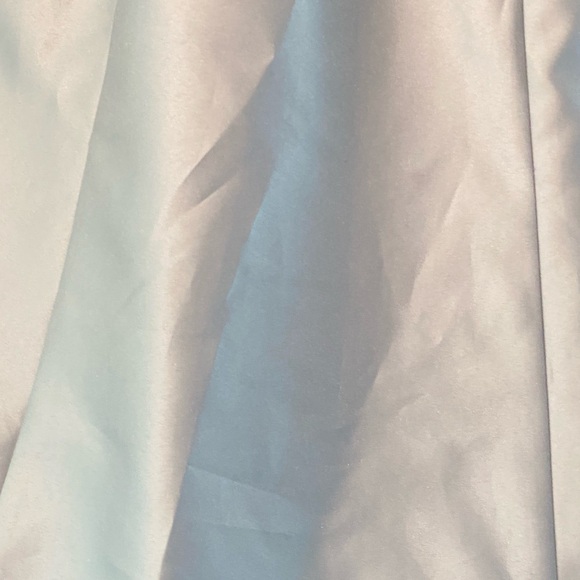 Adrianna Papell Sage 🍃Hi Lo Off Shoulder TEA LENGTH Gown w/ POCKETS - Picture 11 of 12